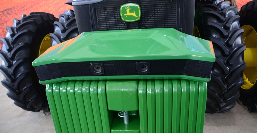Camera package is part of the autonomous 8R tractor