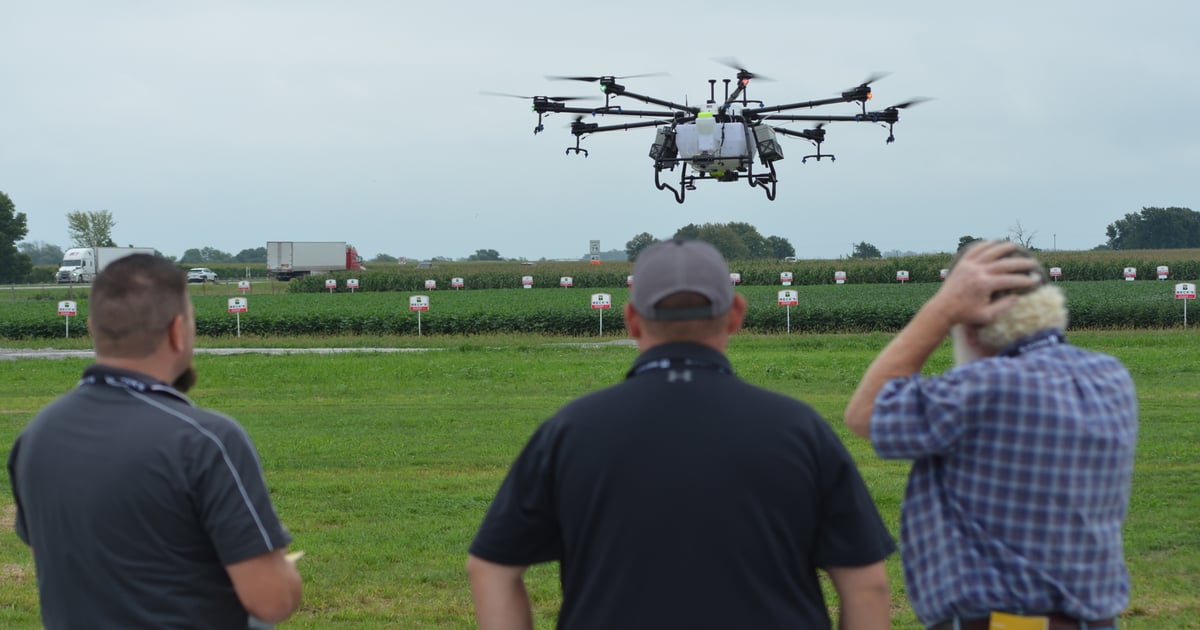 Comparing farm sprayers: Drones, ground rigs and planes