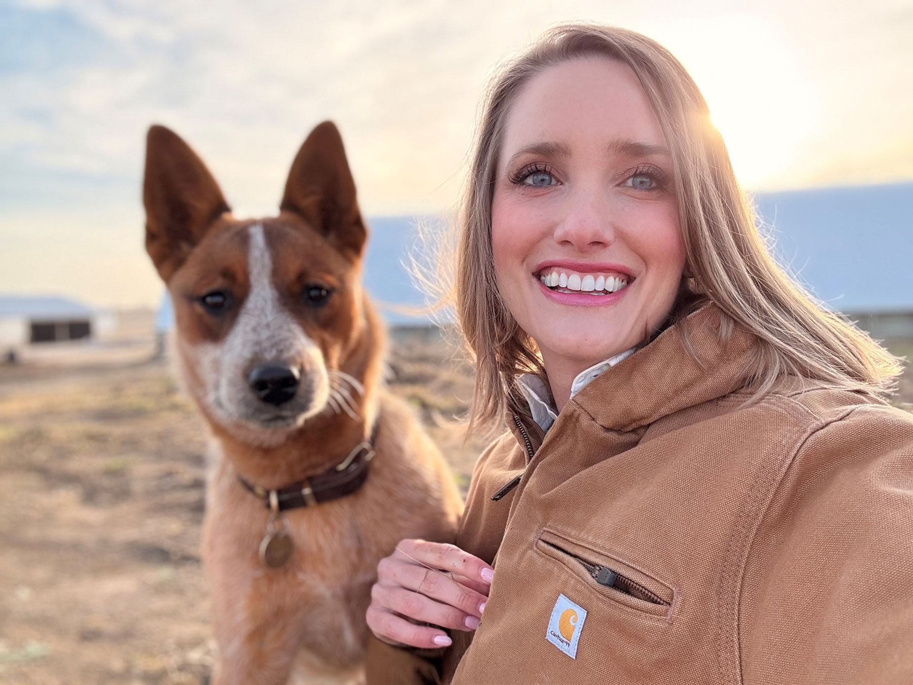 Courtesy of Adrian Crawford - Adrian Crawford with her dog