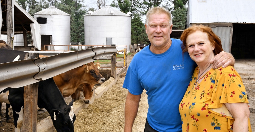 Daryl and Marla DeGroot raise row crops and have a dairy herd