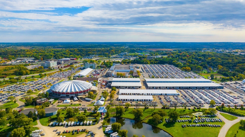 Aerial view of WORLD DAIRY EXPO
