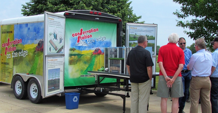  Iowa Learning Farms conservation trailer