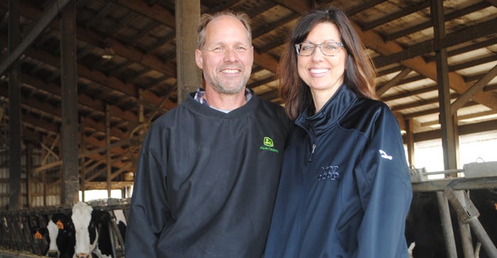 Neal and Sharlee Hochstein of Hochstein Dairy in northern Cedar County near Wynot, Neb