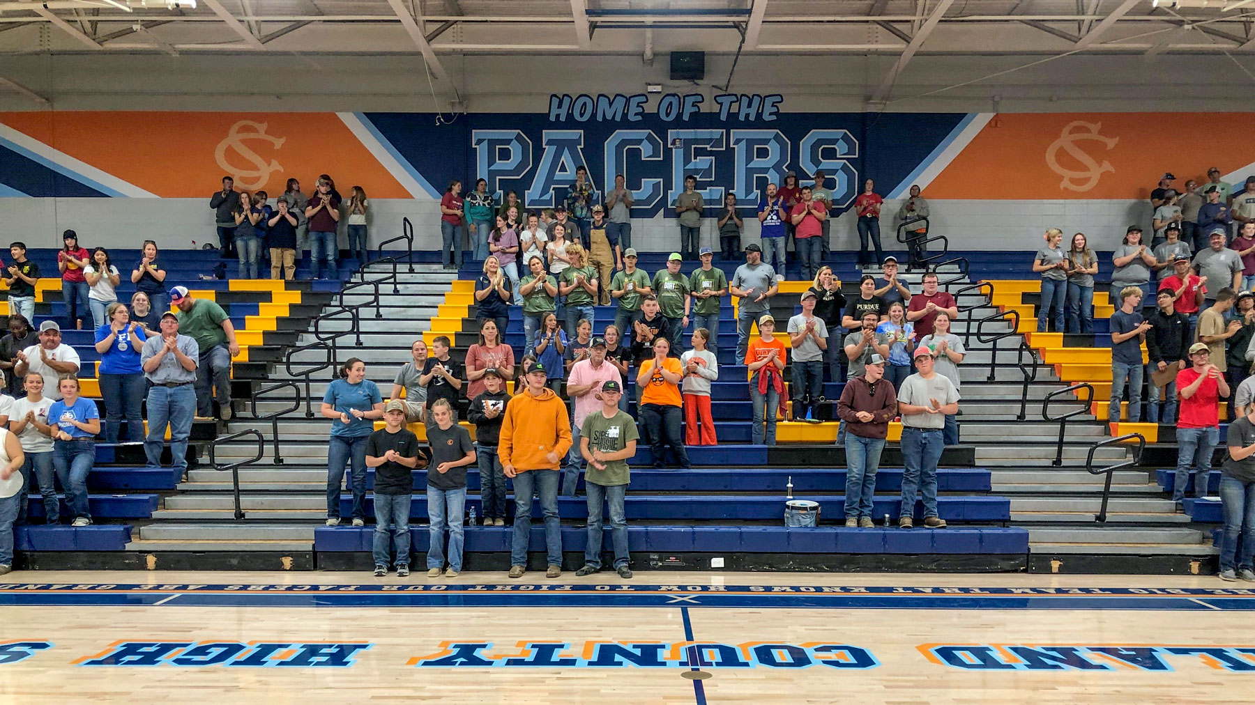 Gary Steinhardt receives golden shovel for soils judging work