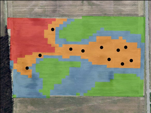 soil sample map