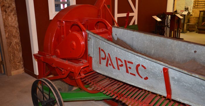Papec silage cutter and blower
