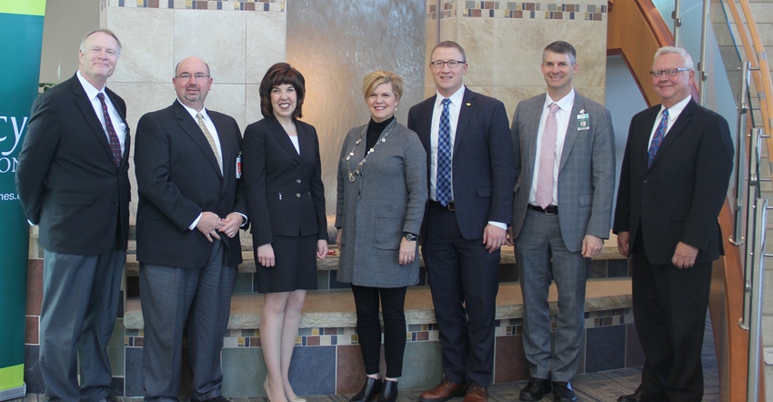 Leaders of Mercy Health Network met with USDA Rural Development leadership in Des Moines 