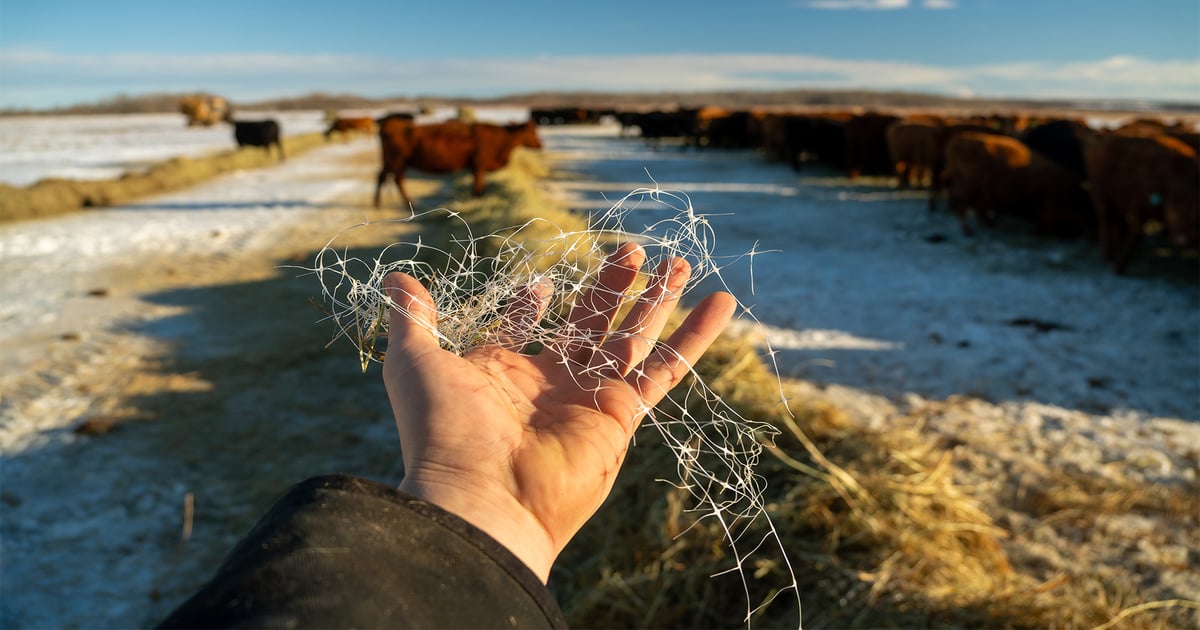 A new hay net wrap that disappears