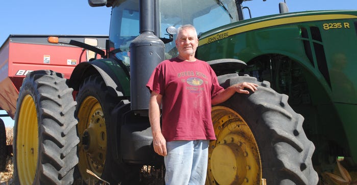 Dave Murman, Glenvil, Neb., was on grain cart duty on the family farm this past fall during harvest. 