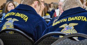 South Dakota FFA members jackets