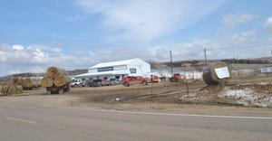 Hay trucks were lining up at hay donation sites – including the parking lot at Verdigre Stockyards and Zim Metal and Weldin
