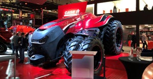 Case IH autonomous concept tractor on display at Germany's Agritechnica farm show