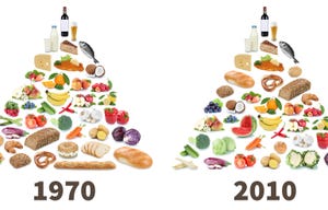 older food pyramids from USDA