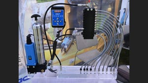 Bluetooth capability in lubrication controller systems from Lincoln