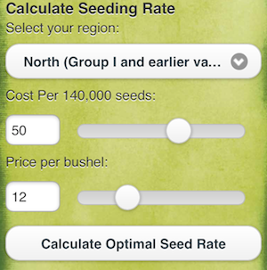 Seeding rate calculator
