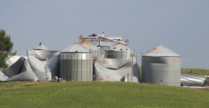 new grain storage bin complex in Marshall County 
