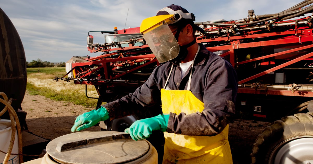 How to avoid pesticide poisoning when spraying