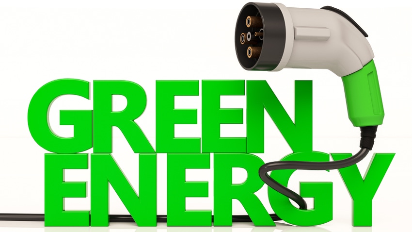 Electric vehicle plug plus words "green energy" Electric vehicle plug plus words "green energy"