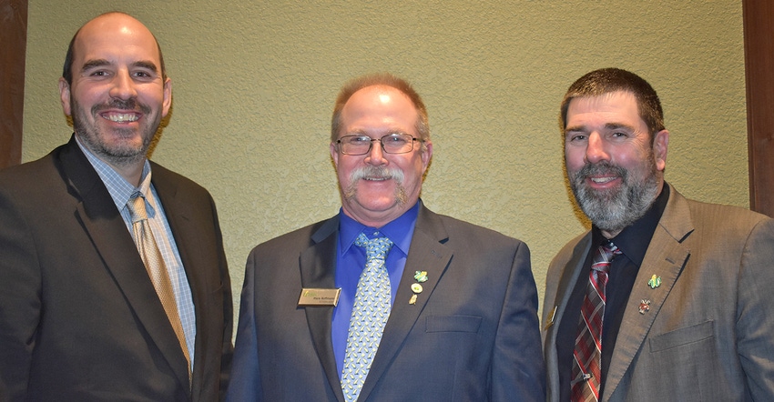 2020 WCGA Officers Zeb Zuehls, Mark Hoffmann and Doug Rebout