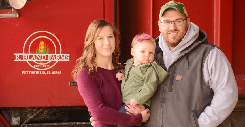 Ryan and Amanda Bland and daughter