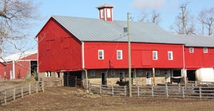 Photo of the Cassell’s nearly 200-year-old Sweitzer barn 