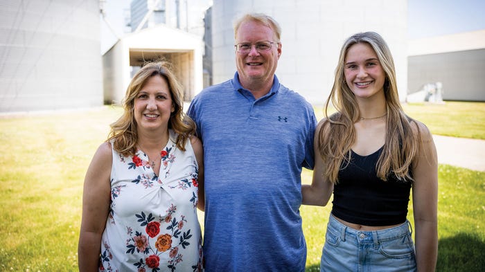 ennifer, Bill, and Addison Voorhees