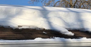 deep snow on roof