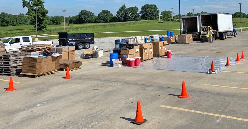 Missouri Department of Natural Resources collection event 