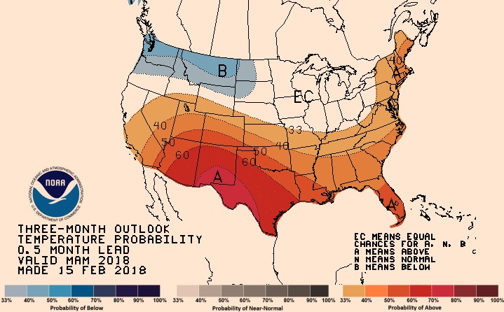 Weather forecast looks unfriendly to southwest