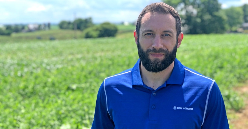Brad Wenger, New Holland’s marketing manager Brad Wenger, New Holland’s marketing manager