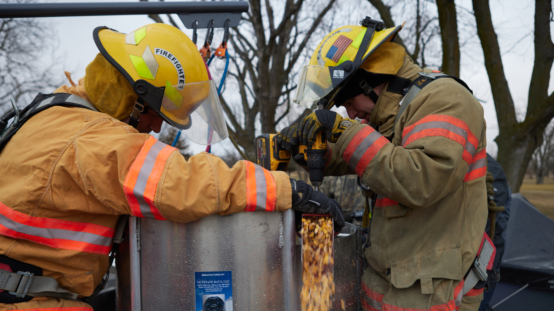 Rescue training events prepare emergency personnel for grain entrapments