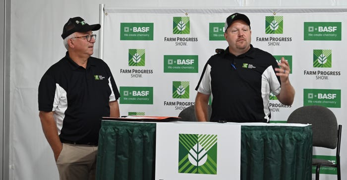 Don Tourte, senior vice president of events and sales, and Matt Jungmann, national events director for Farm Progress