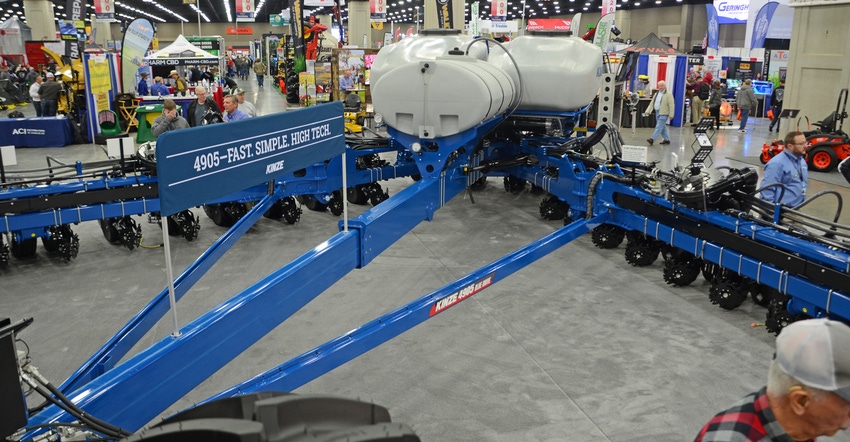 4905 planter from Kinze at the National Farm Machinery Show
