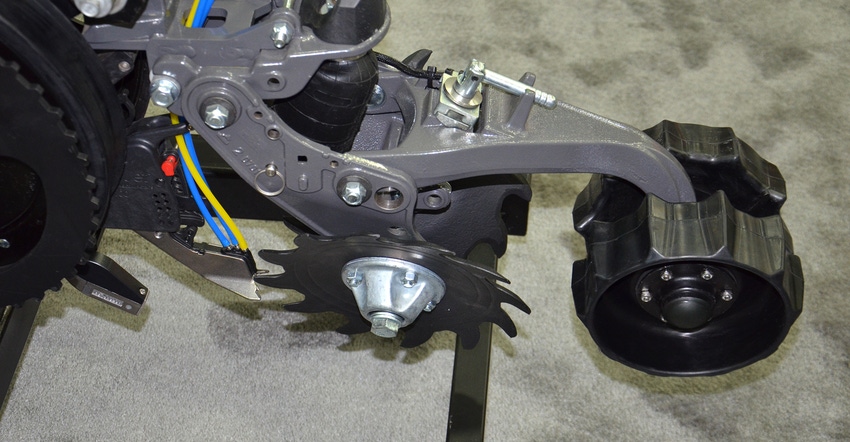 two-stage, pneumatic closing wheel system from Precision Planting