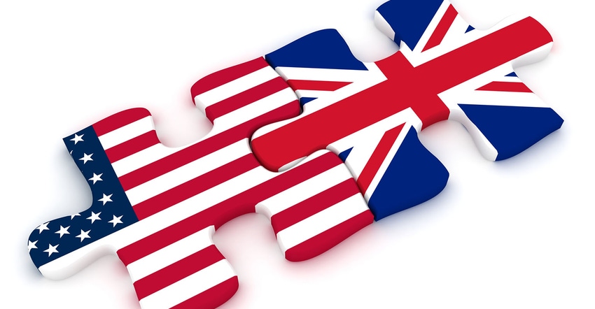 USA UK flag puzzle USA UK flag puzzle