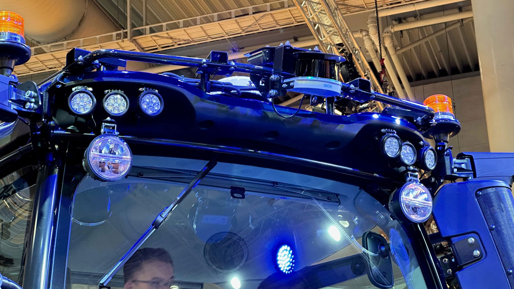 New Holland baler automation with lidar New Holland baler automation with lidar