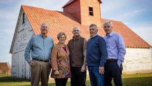 Pictured from left: Chris Hausman, Susan and Malcolm Head, Lou Lamoreux, and Gerald Thompson