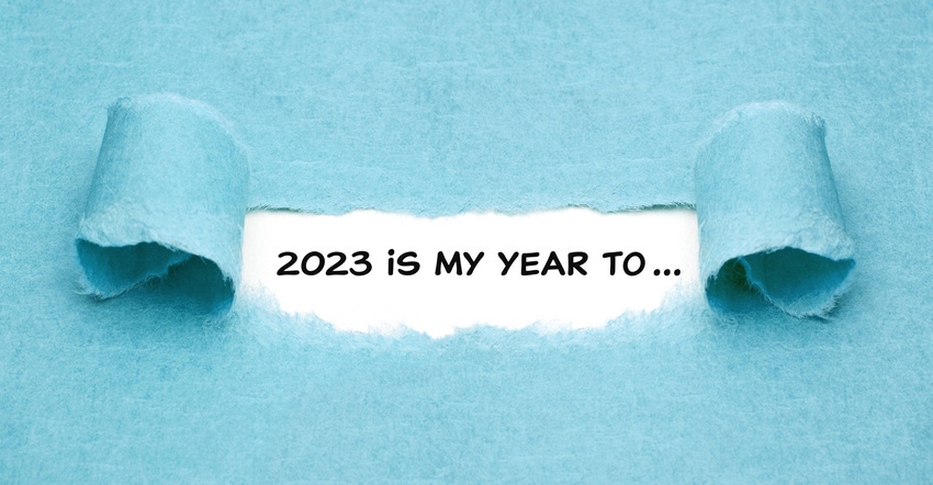 Motivational New Year 2023 resolutions list concept Motivational New Year 2023 resolutions list concept