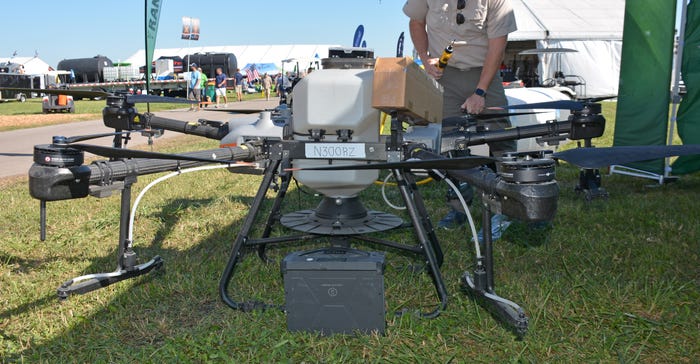DJI Agras T30 drone sprayer