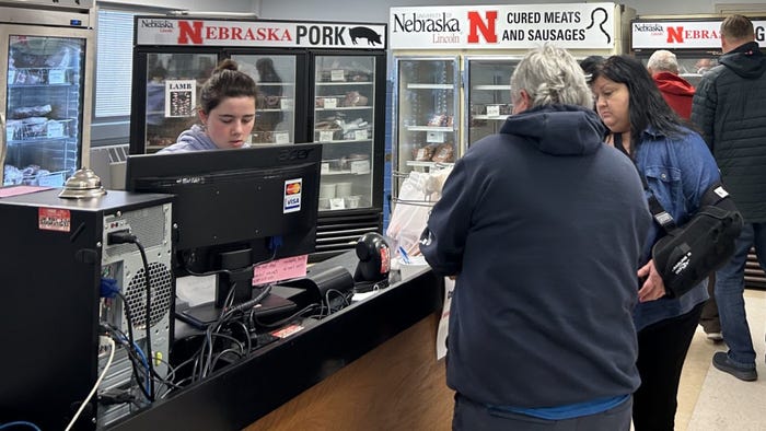 Elizabeth Hodges - members can stop in the store front to purchase a variety of meat that was processed at the university