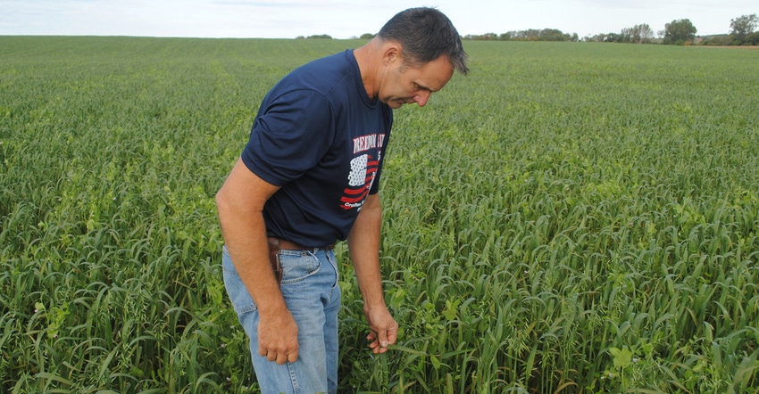Jeff Steffen in field Jeff Steffen in field