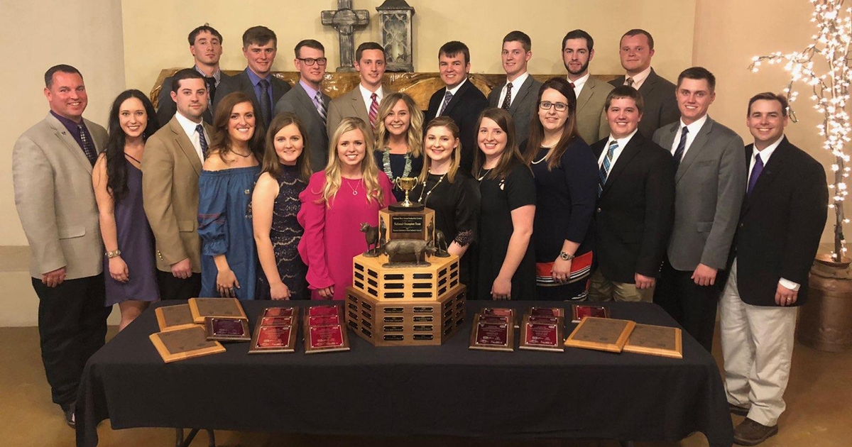 KState crowned national champion in meat animal evaluation