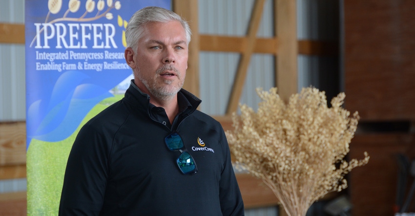 Mike DeCamp, president and CEO of CoverCress Inc. Mike DeCamp, president and CEO of CoverCress Inc.