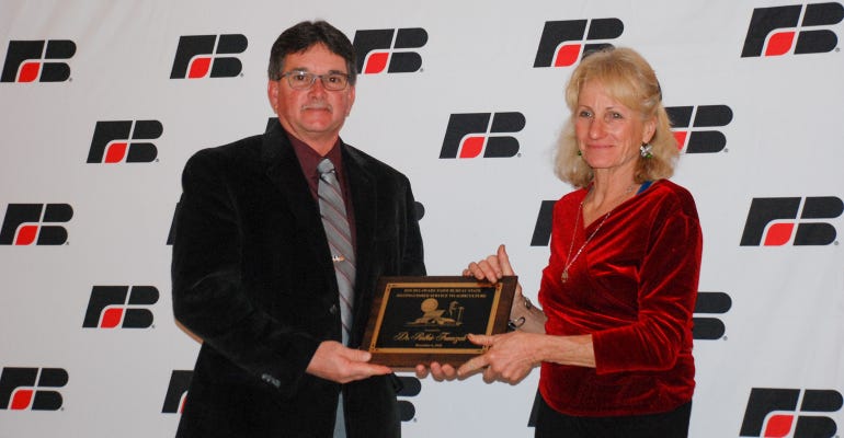 Ruthie Franczek was presented the Distinguished Service to Agriculture Award by Delaware Farm Bureau