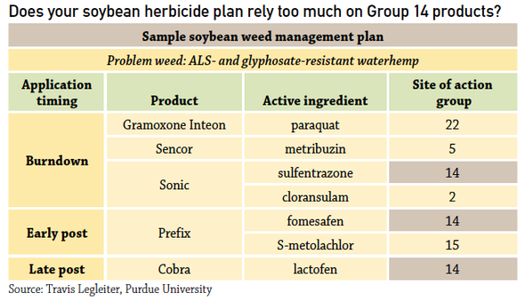 soybean herbicide plan