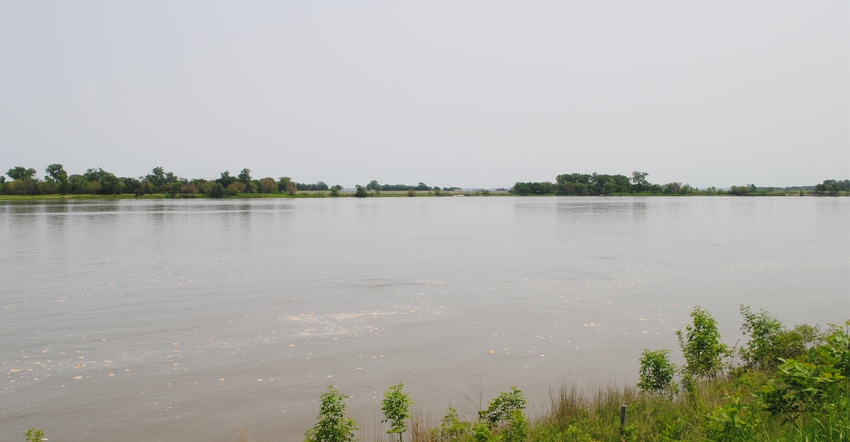 the Missouri river