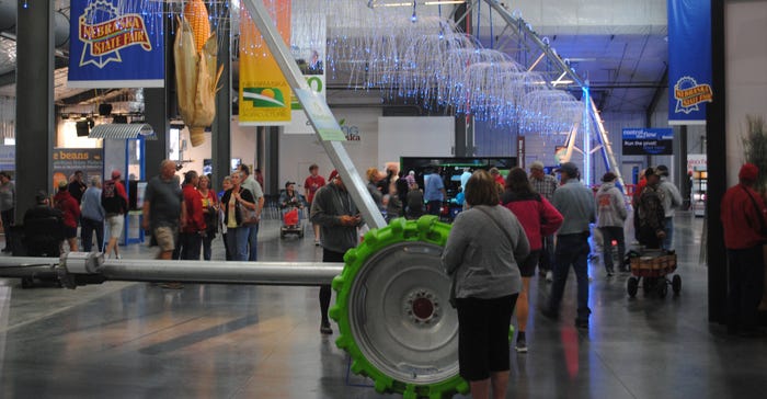 Raising Nebraska exhibits at the Nebraska State Fair