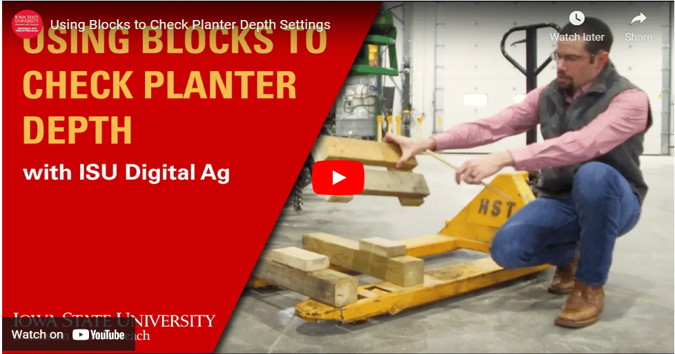 VIDEO: Using Blocks to Check Planter Depth Settings