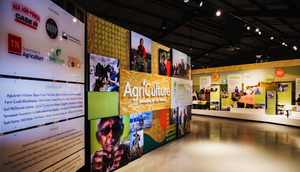 museum exhibit on modern agriculture