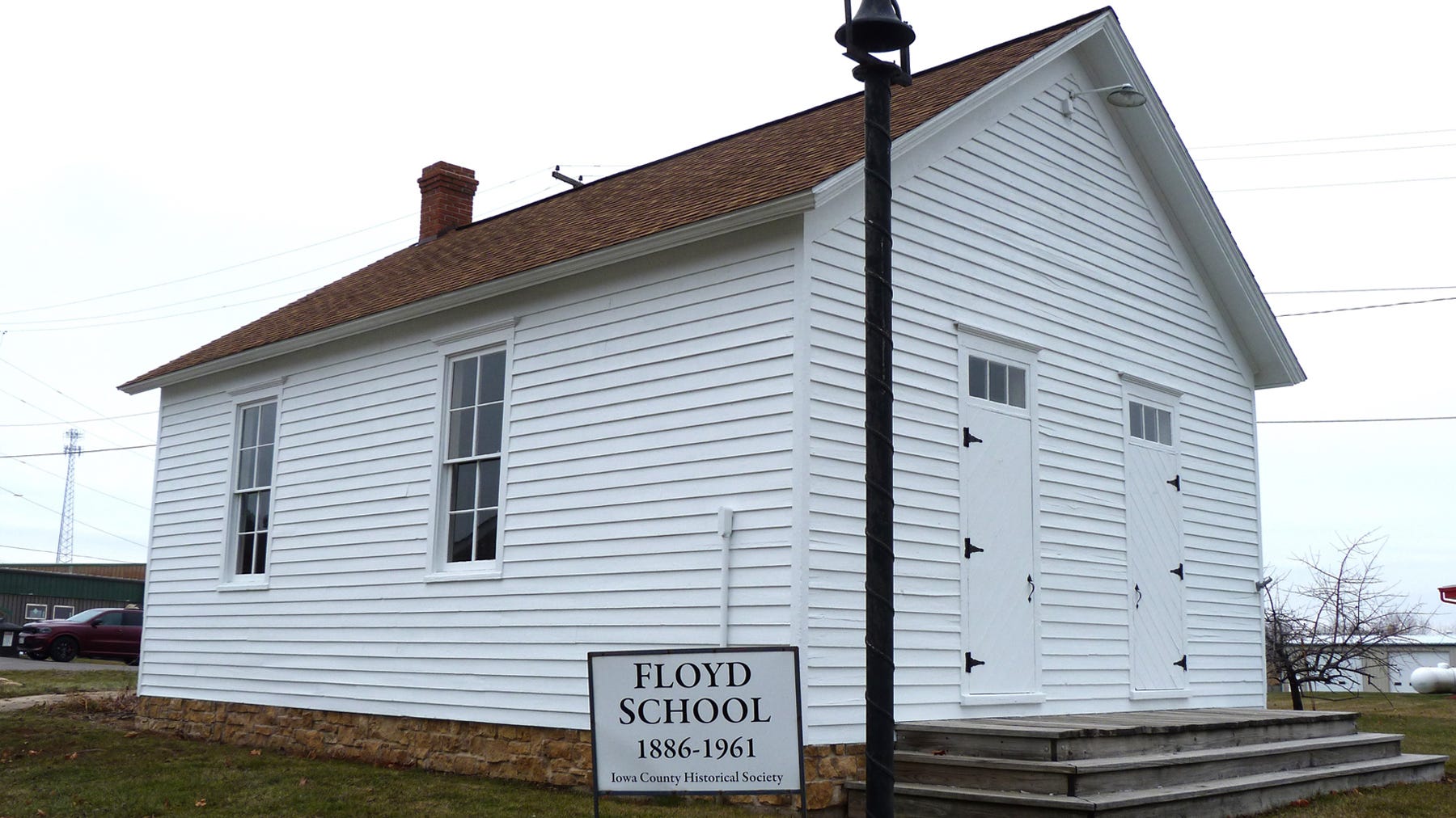 Floyd School, a one-room school built in 1886 